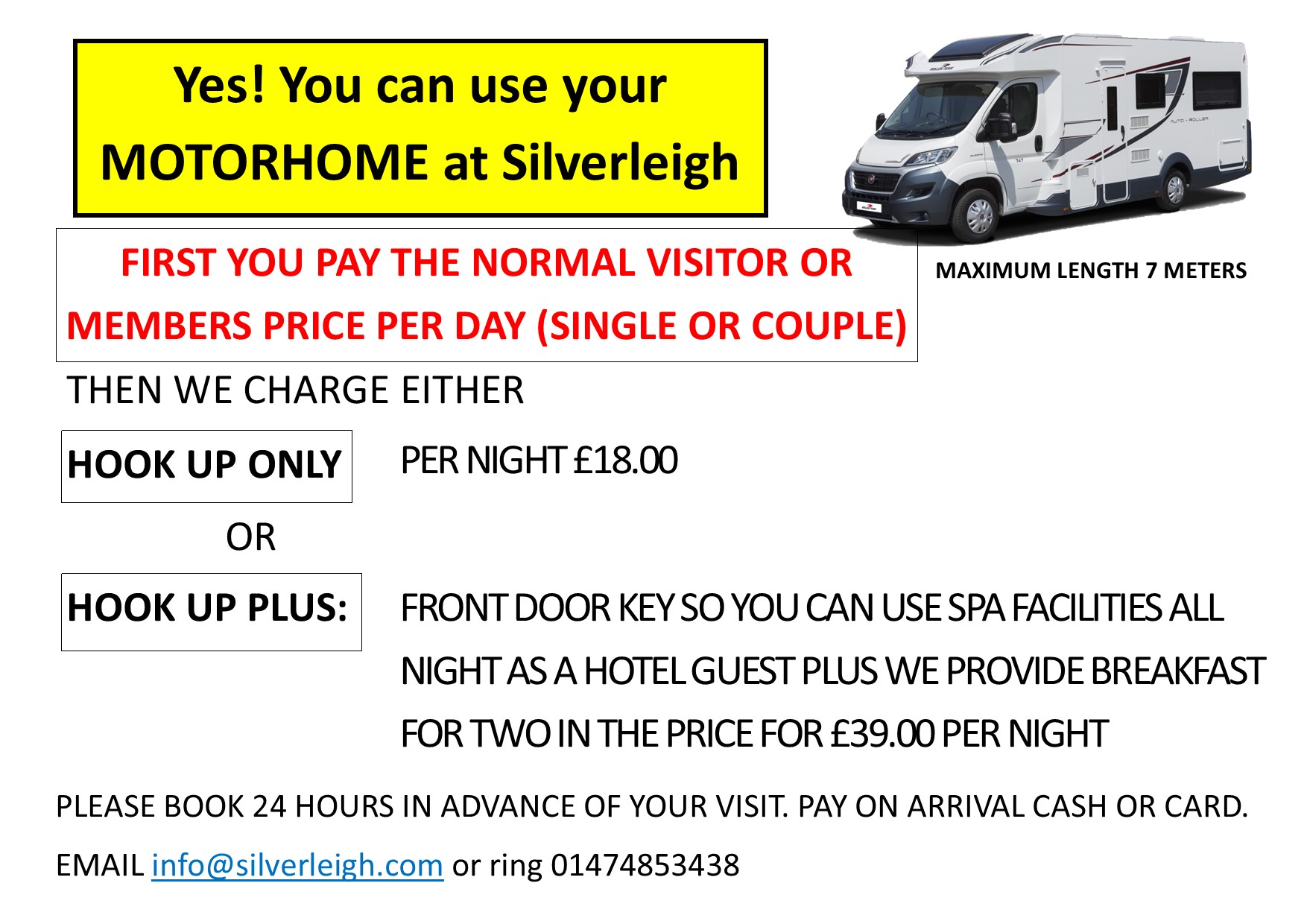 Motorhome pricing 2021